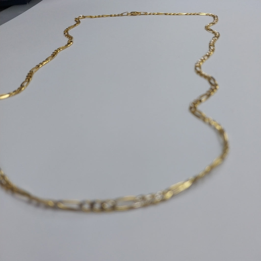 CADENAS 3X1 DIAMANTADA ORO 14K 55 CM 8.5 GR (NUEVO)