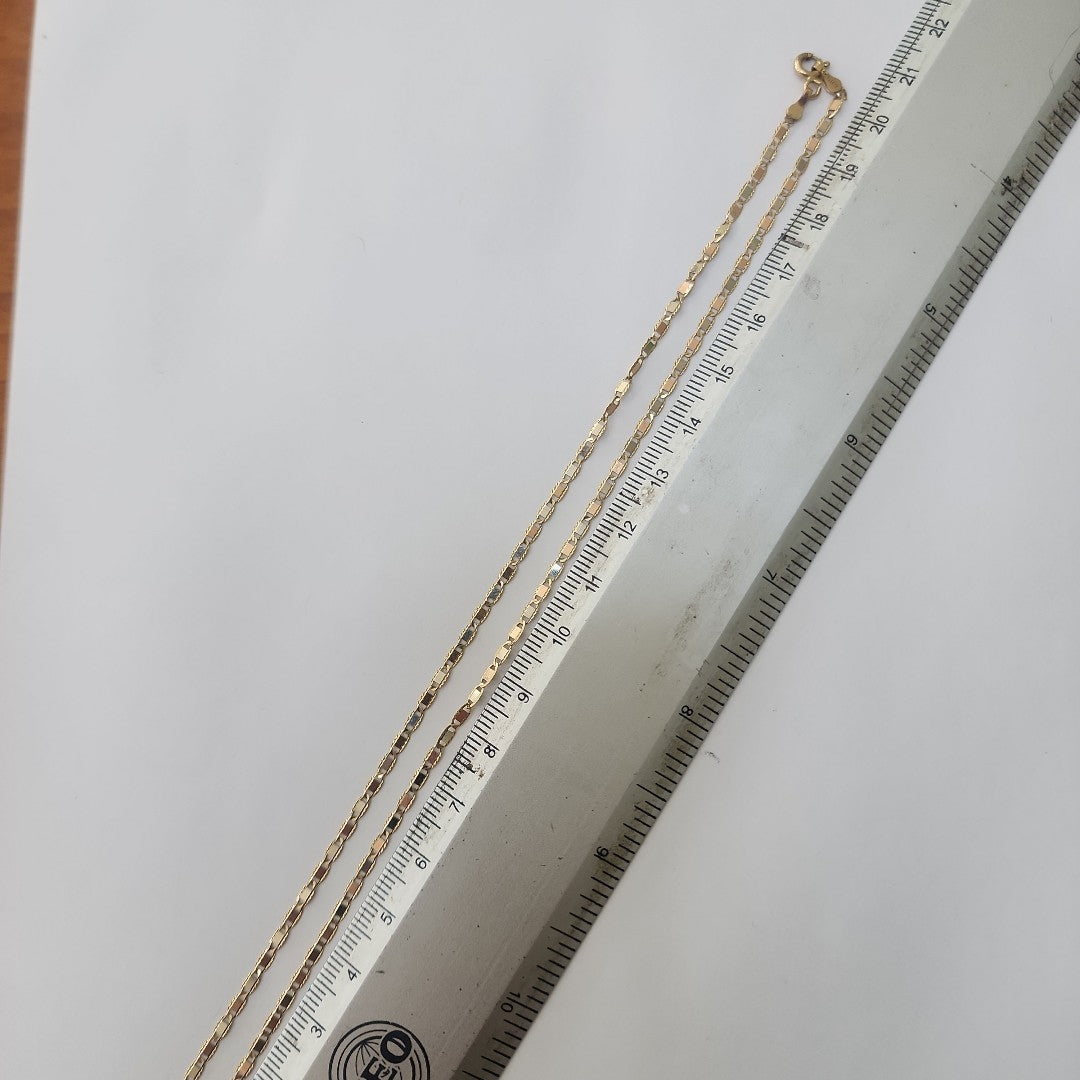 CADENA ORO 14 K 2.1 GRMS (SEMINUEVO)