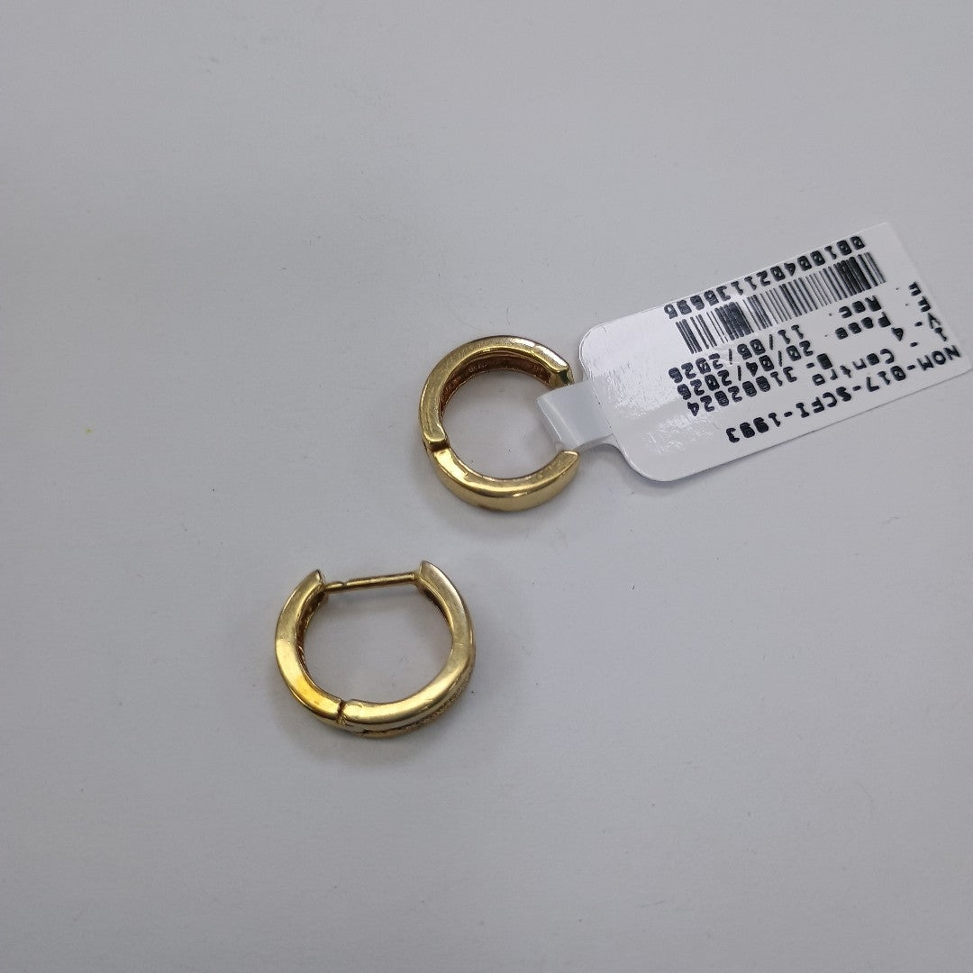 ARRACADAS PAR ORO 14 K 3.4 GRMS (SEMINUEVO)