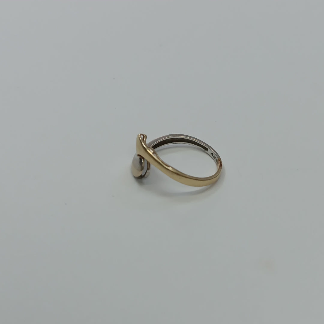ANILLITO ORO,ORO COMBINADO 14 K 1,50 GRMS (SEMINUEVO)