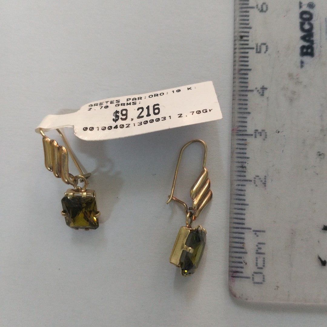 ARETES PAR ORO 10 K 2,70 GRMS (SEMINUEVO)