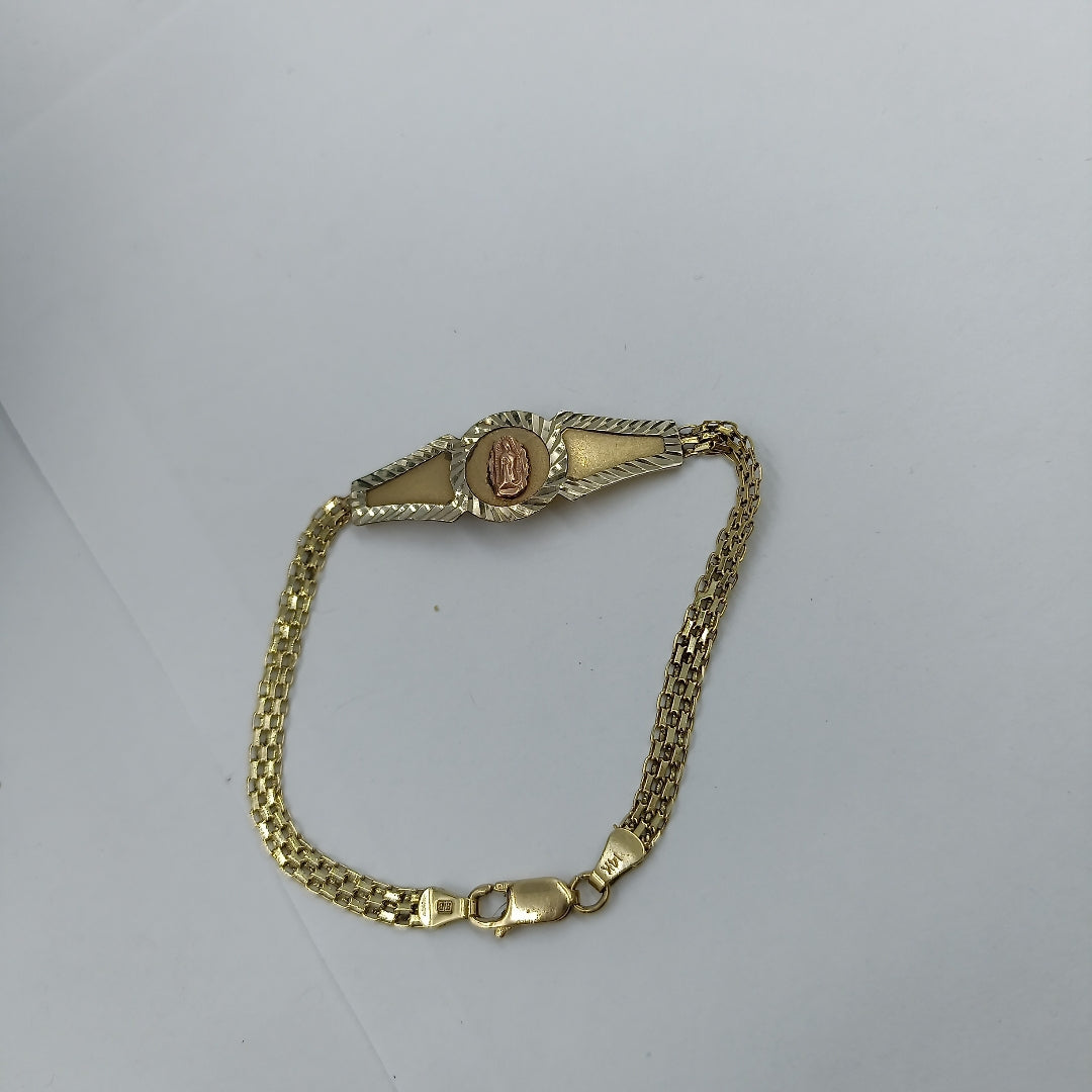 ESCLAVA ORO 14 K 4.9 GRMS (SEMINUEVO)