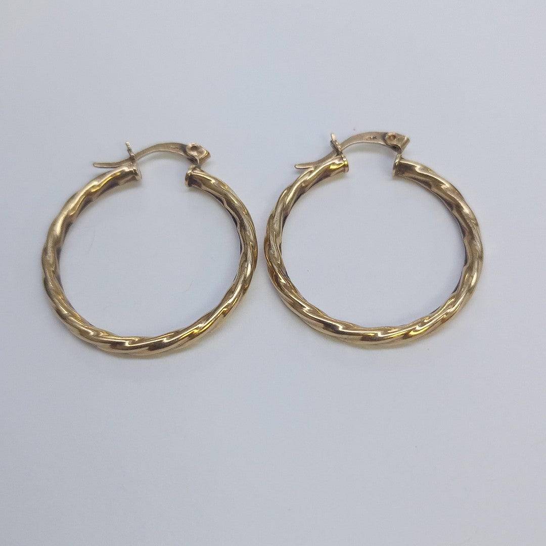 ARRACADAS PAR ORO 10 K 3.7 GRMS (SEMINUEVO)