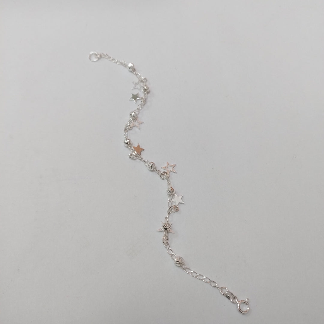 PULSERA TEJIDO ESPECIAL PLATA .925 18 CM 3.1 GR (NUEVO)