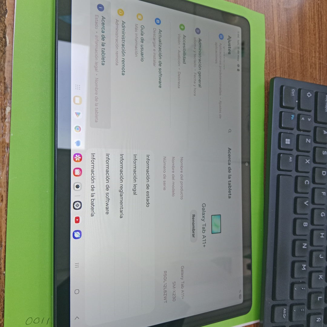 TABLETA SAMSUNG GALAXY TAB A11+ SM-X230 (2025) 128 GB 6 GB RAM (SEMINUEVO)