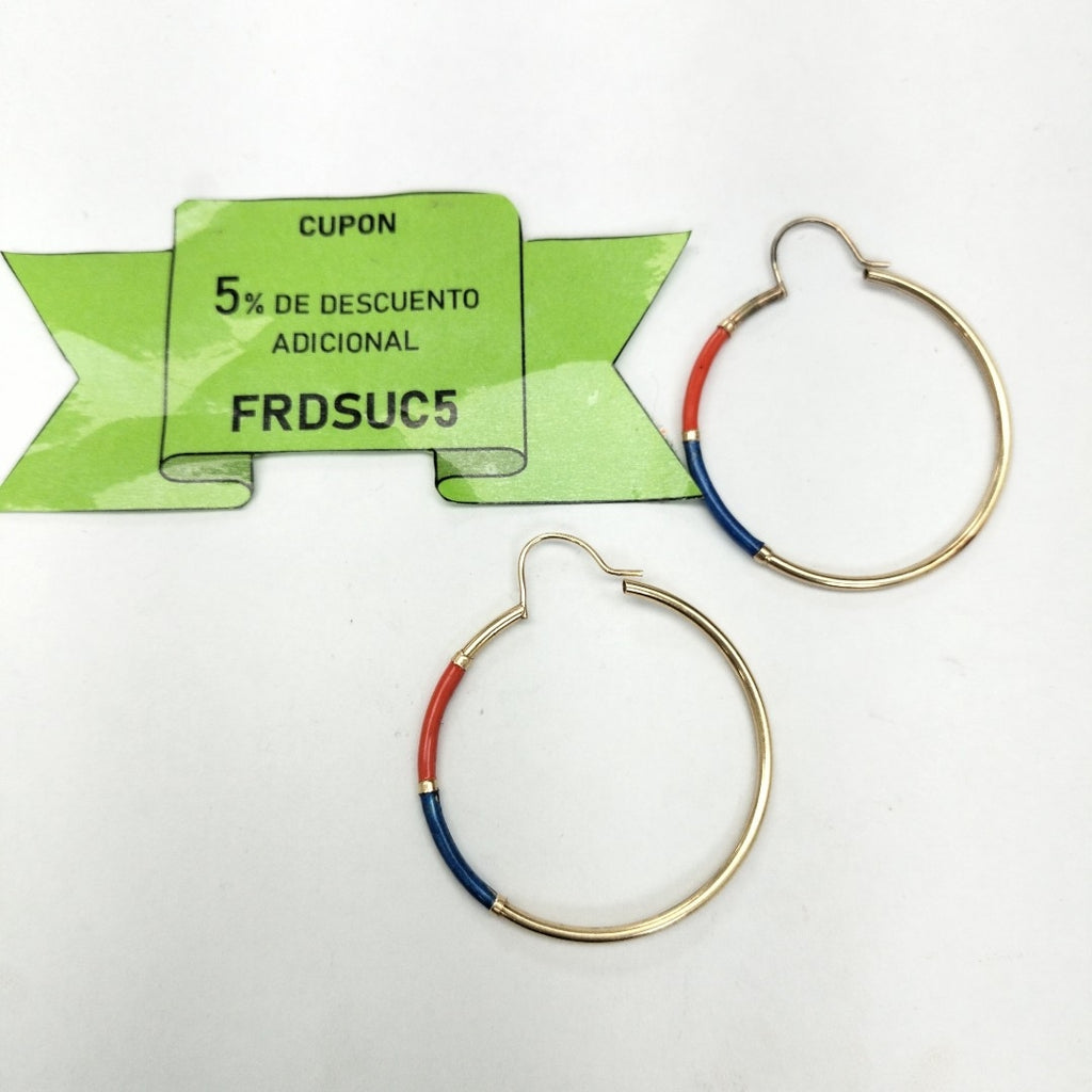 ARRACADAS PAR ORO 10 K 3.3 GRMS (SEMINUEVO)