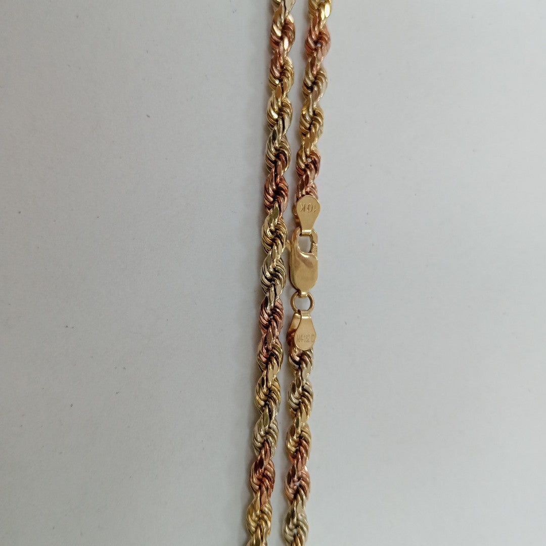 CADENA ORO COMBINADO 10 K 13,50 GRMS (SEMINUEVO)