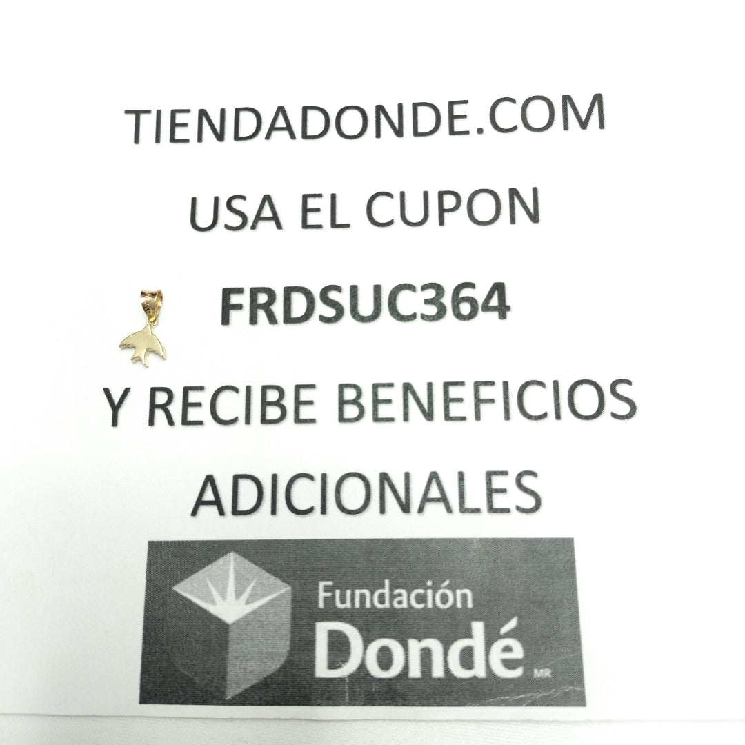 DIJES FIG AVE ORO 10K 0.4 GR (NUEVO)