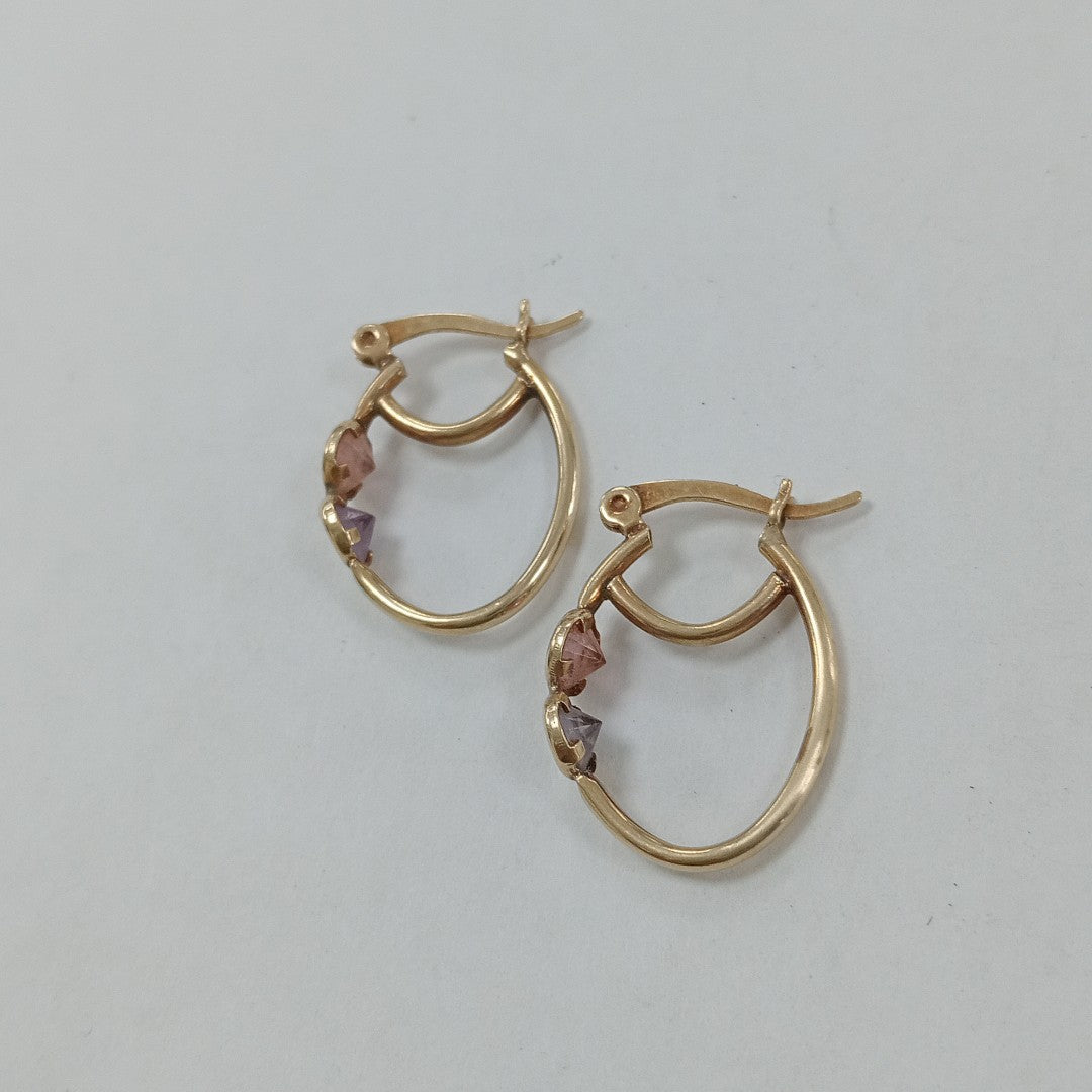ARRACADAS PAR ORO 10 K 2,70 GRMS (SEMINUEVO)