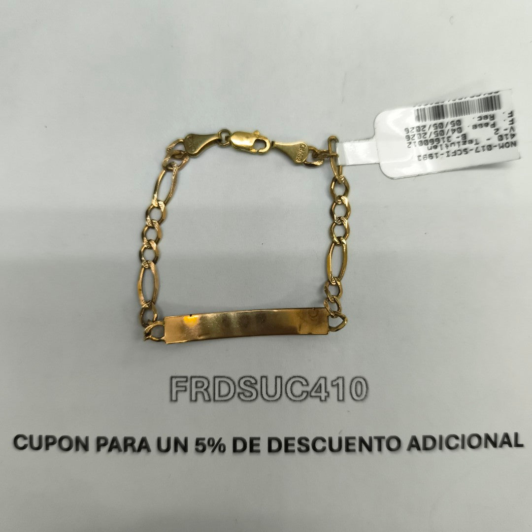 ESCLAVA ORO 10 K 4,60 GRMS (SEMINUEVO)