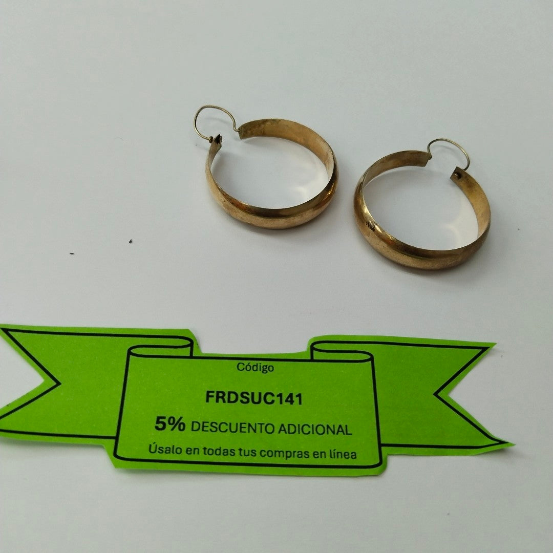 ARRACADAS PAR ORO 10 K 3,20 GRMS (SEMINUEVO)
