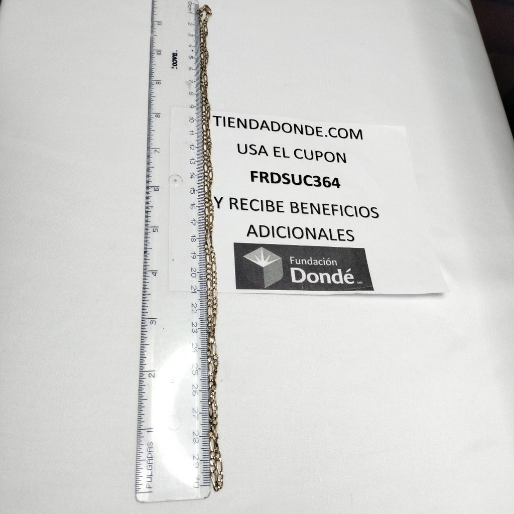 CADENA ORO 10 K 6.4 GRMS (SEMINUEVO)