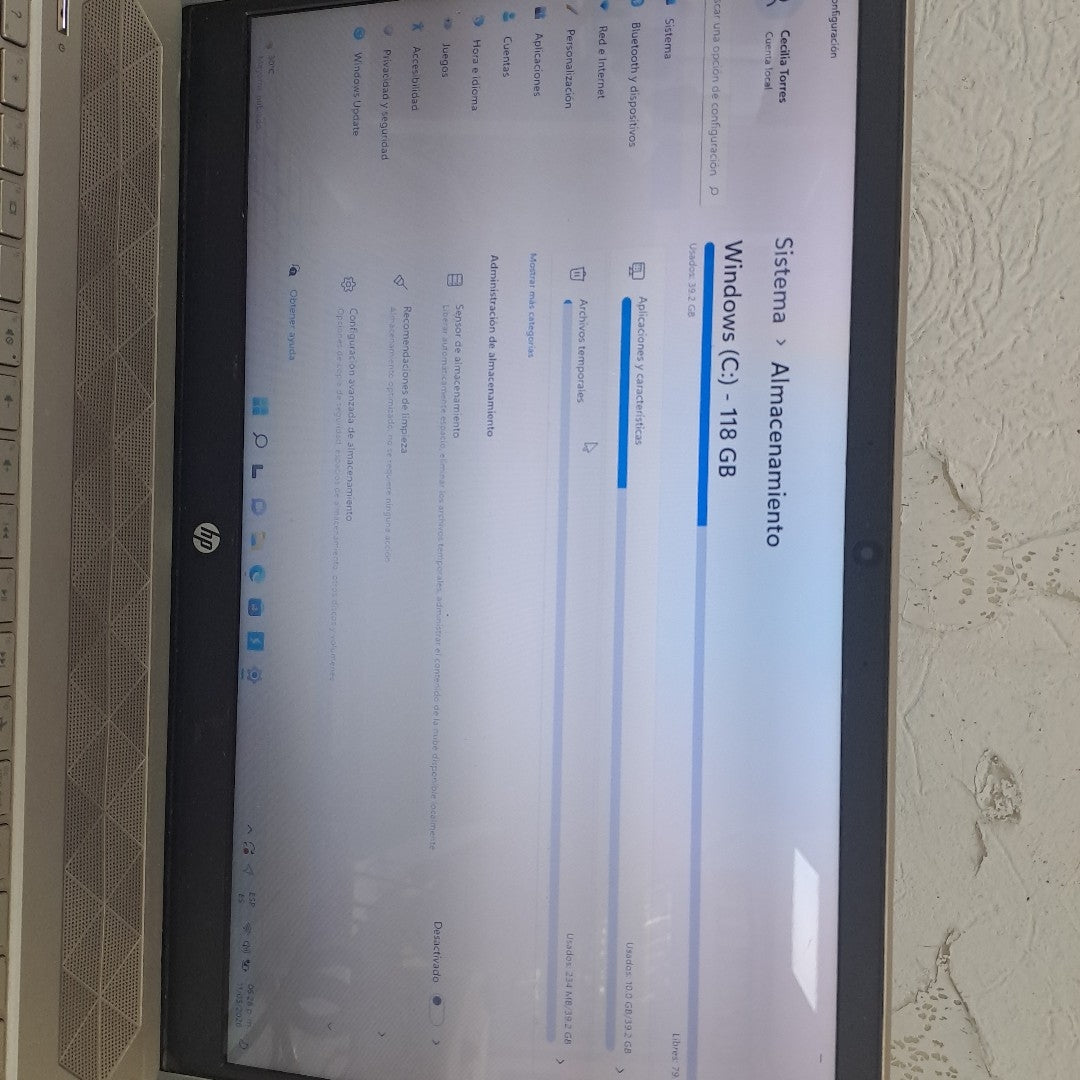 LAPTOP HP PAVILION 15-CW1012LA (2023) 1 TB + 128 GB SSD 12 GB RAM (SEMINUEVO)