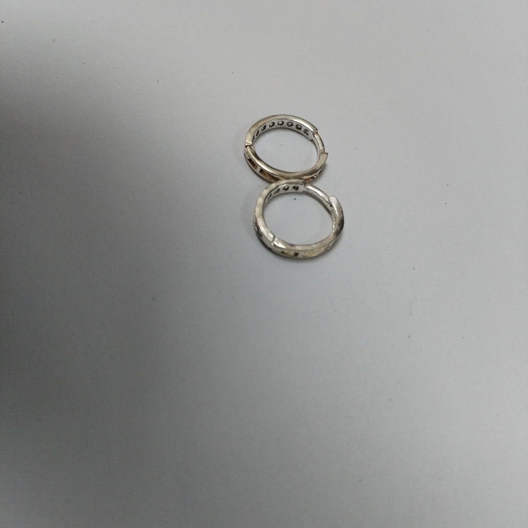 ARRACADAS C/CIRCONIAS PLATA .925 2.1 GR (NUEVO)