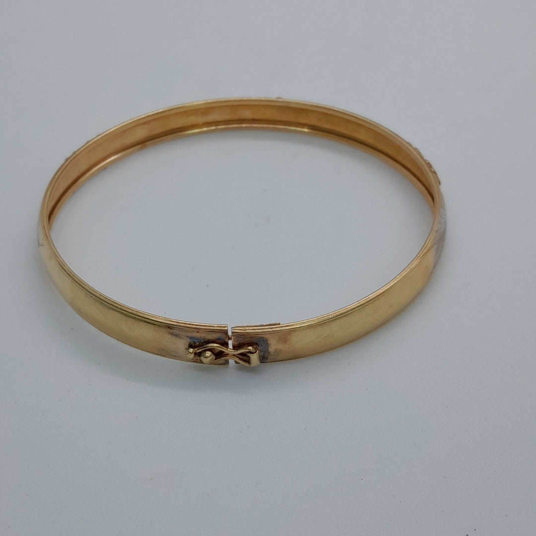 PULSERA RIGIDA ORO 14 K 8,40 GRMS (SEMINUEVO)