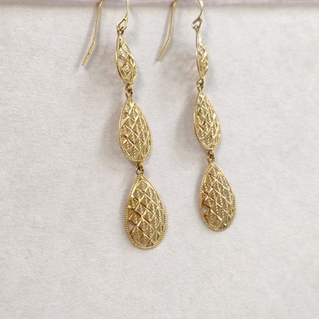 ARETES PAR ORO 10 K 1.9 GRMS (SEMINUEVO)