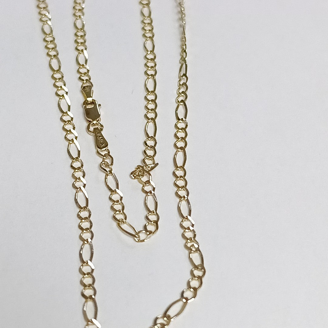 CADENAS TEJIDO 3X1 ORO 10K 50 CM 3.9 GR (NUEVO)