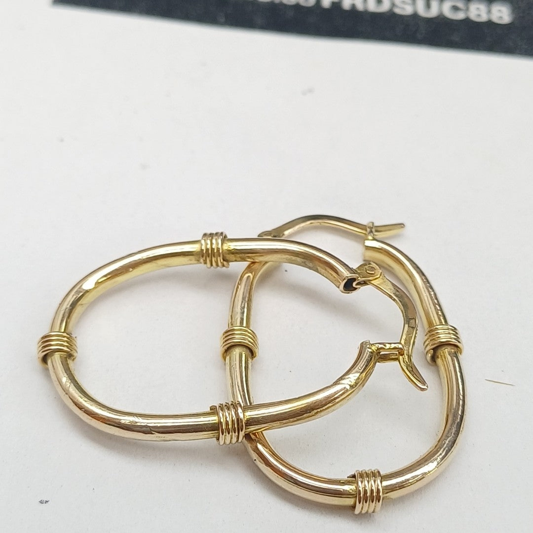ARRACADAS PAR ORO 10 K 4.5 GRMS (SEMINUEVO)