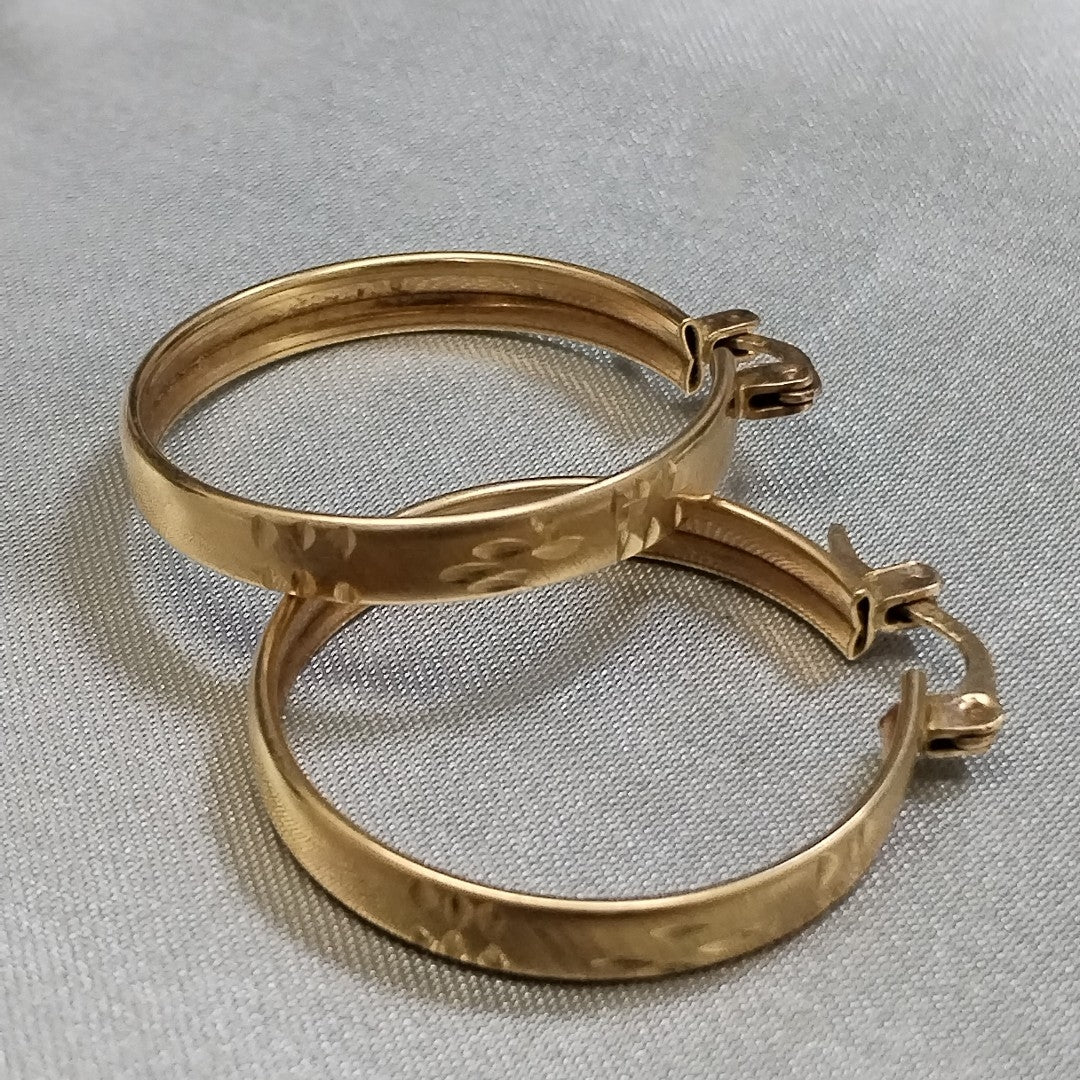 ARRACADAS PAR ORO 10 K 3,70 GRMS (SEMINUEVO)