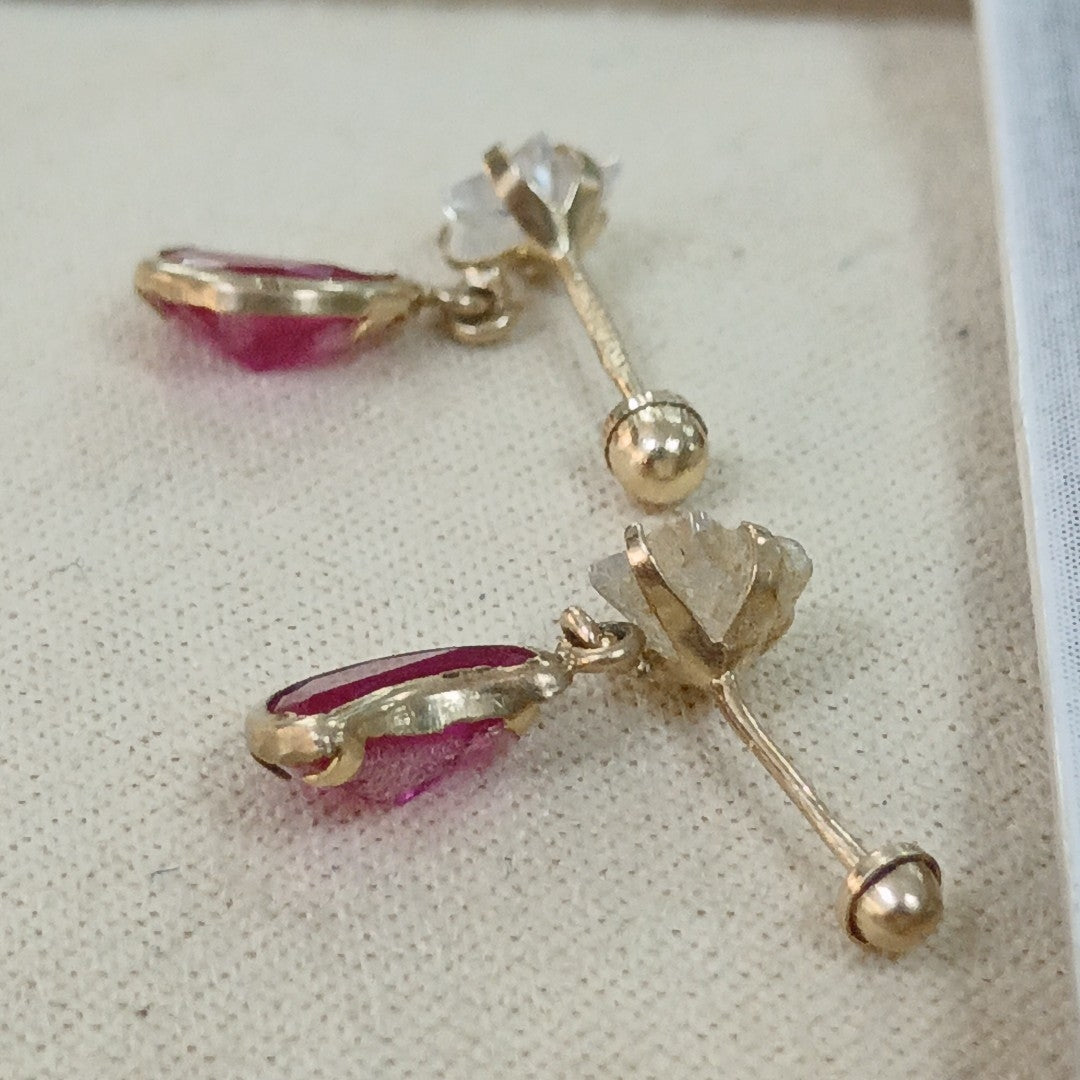 ARETES PAR ORO 10 K 0.9 GRMS (SEMINUEVO)