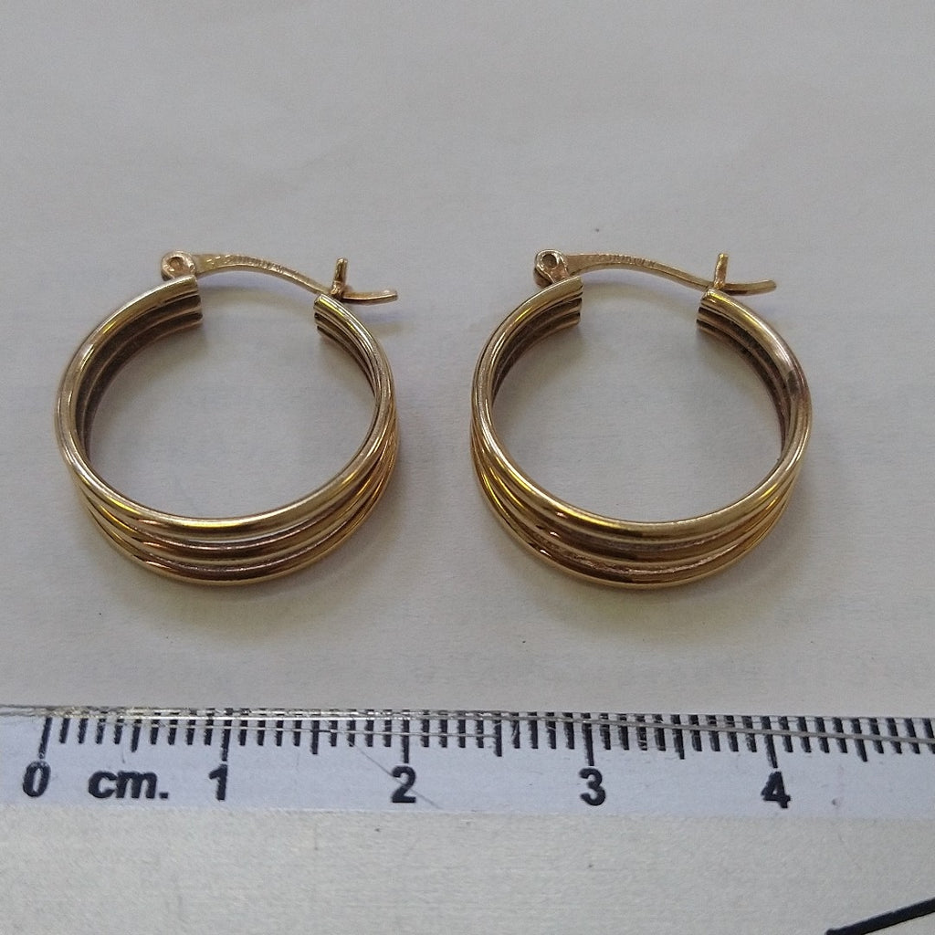 ARRACADAS PAR ORO 10 K 3,00 GRMS (SEMINUEVO)