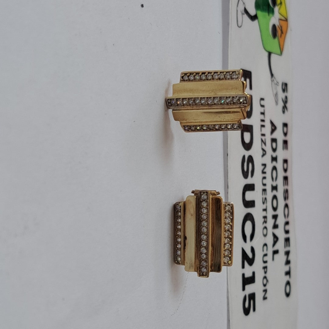 ARETES PAR ORO 10 K 5.2 GRMS (SEMINUEVO)