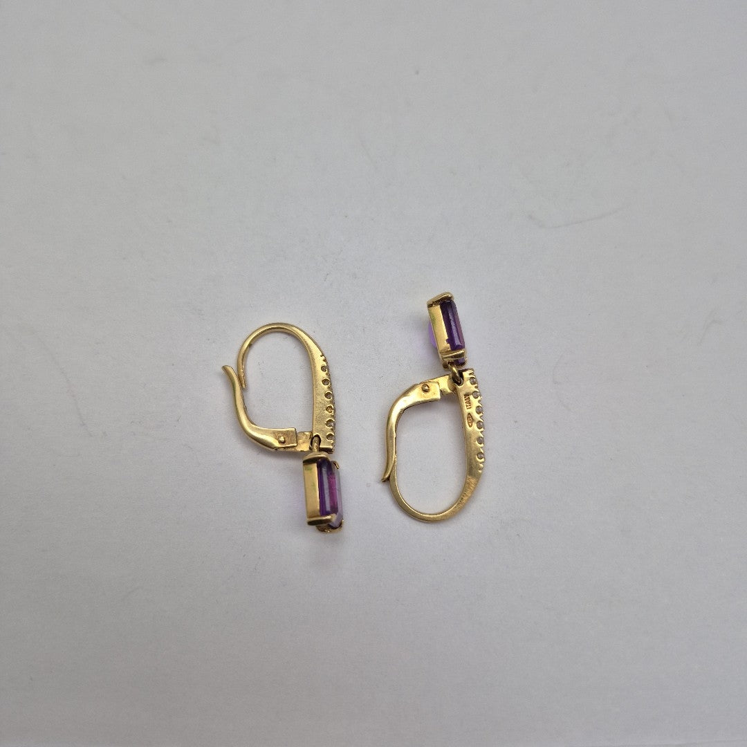 ARETES PAR ORO 14 K 4,30 GRMS (SEMINUEVO)