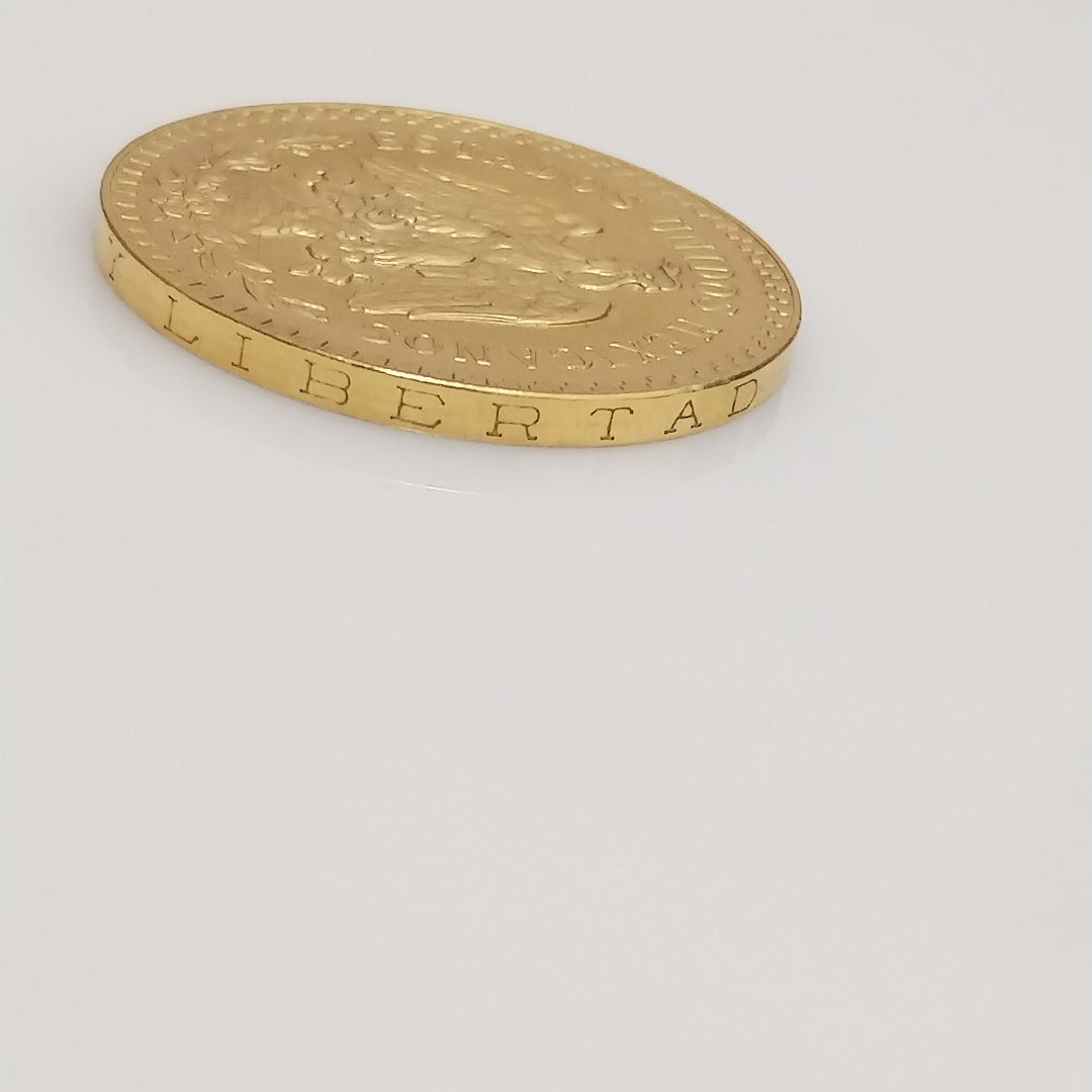 K1 41.6 GRMS 21 K IDENTIFICACIÓN MONEDA NOMINATIVA MONEDAS PESOS 50 PESO (SEMINUEVO)