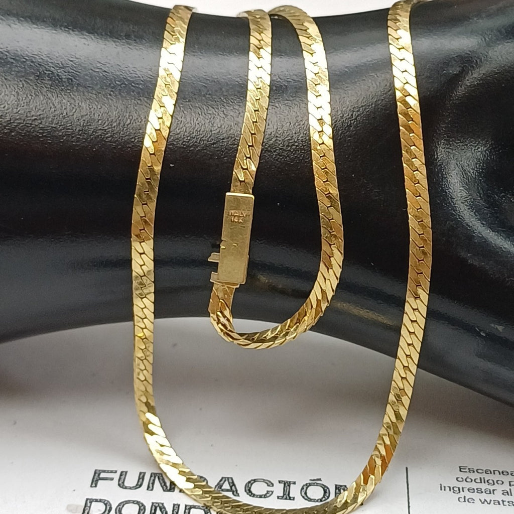 GARGANTILLA ORO 14 K 10.6 GRMS (SEMINUEVO)