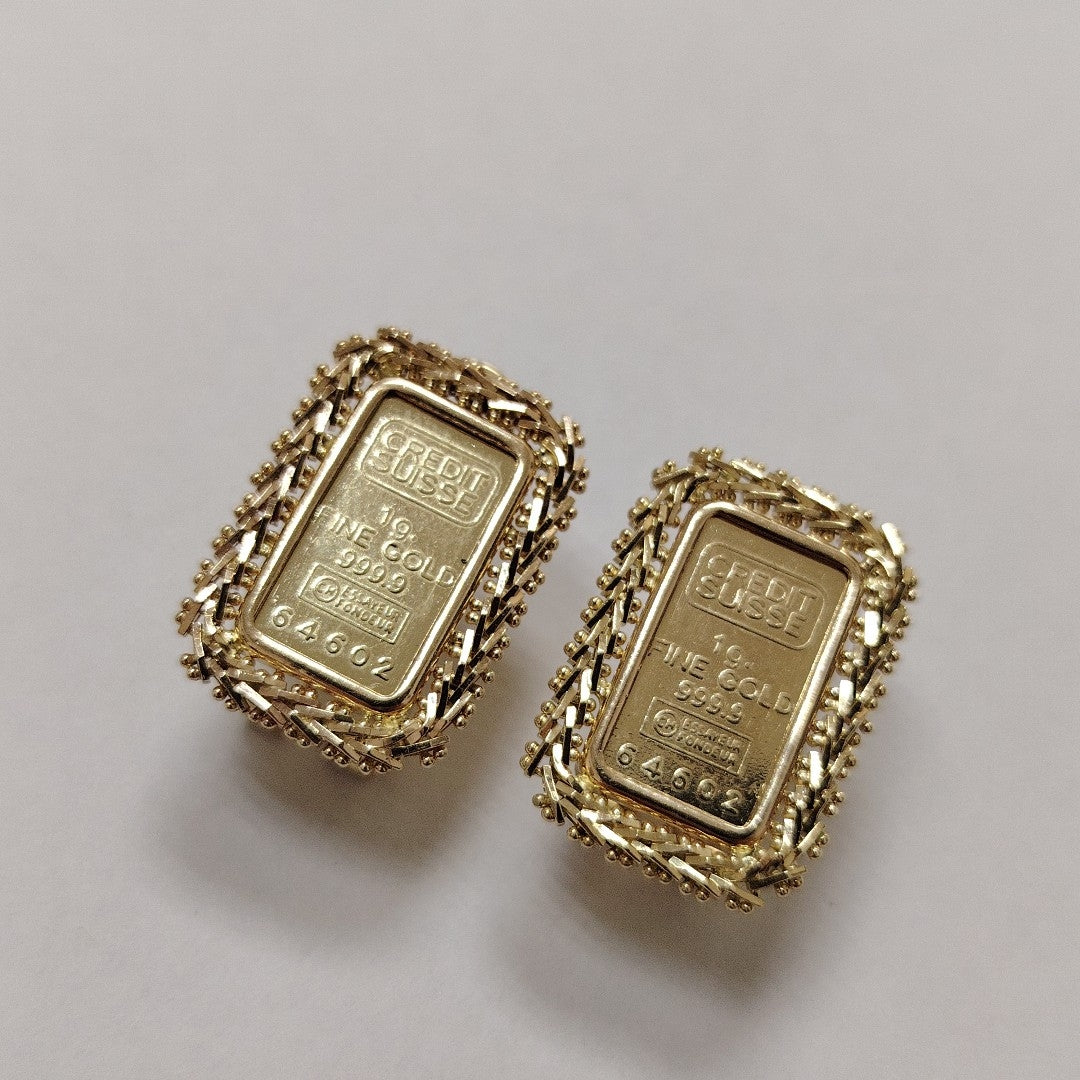 ARETES PAR ORO 10 K 6.6 GRMS (SEMINUEVO)