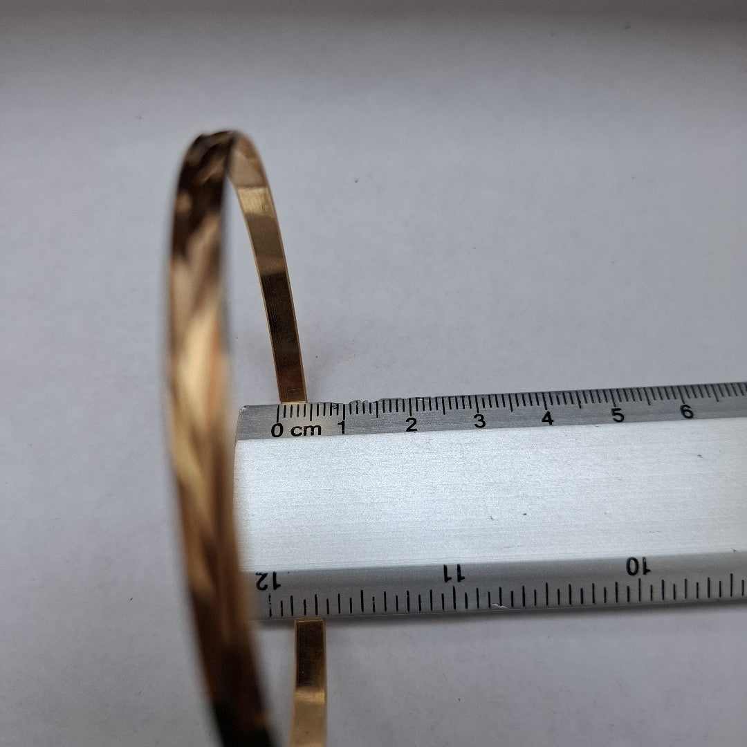 PULSERA RIGIDA ORO 14 K 6,70 GRMS (SEMINUEVO)
