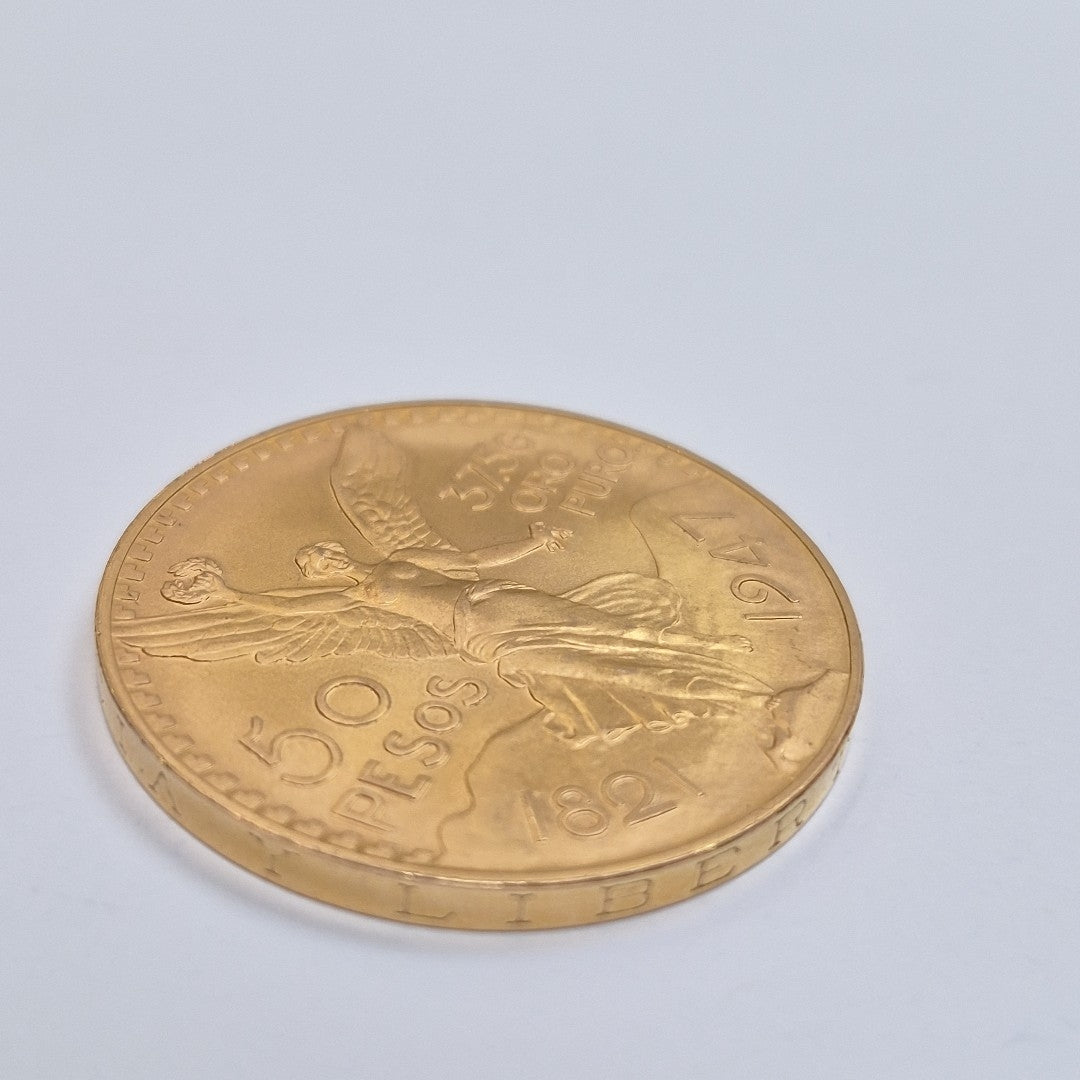 K1 41.6 GRMS 21 K IDENTIFICACIÓN MONEDA NOMINATIVA MONEDAS PESOS 50 PESOS (SEMINUEVO)