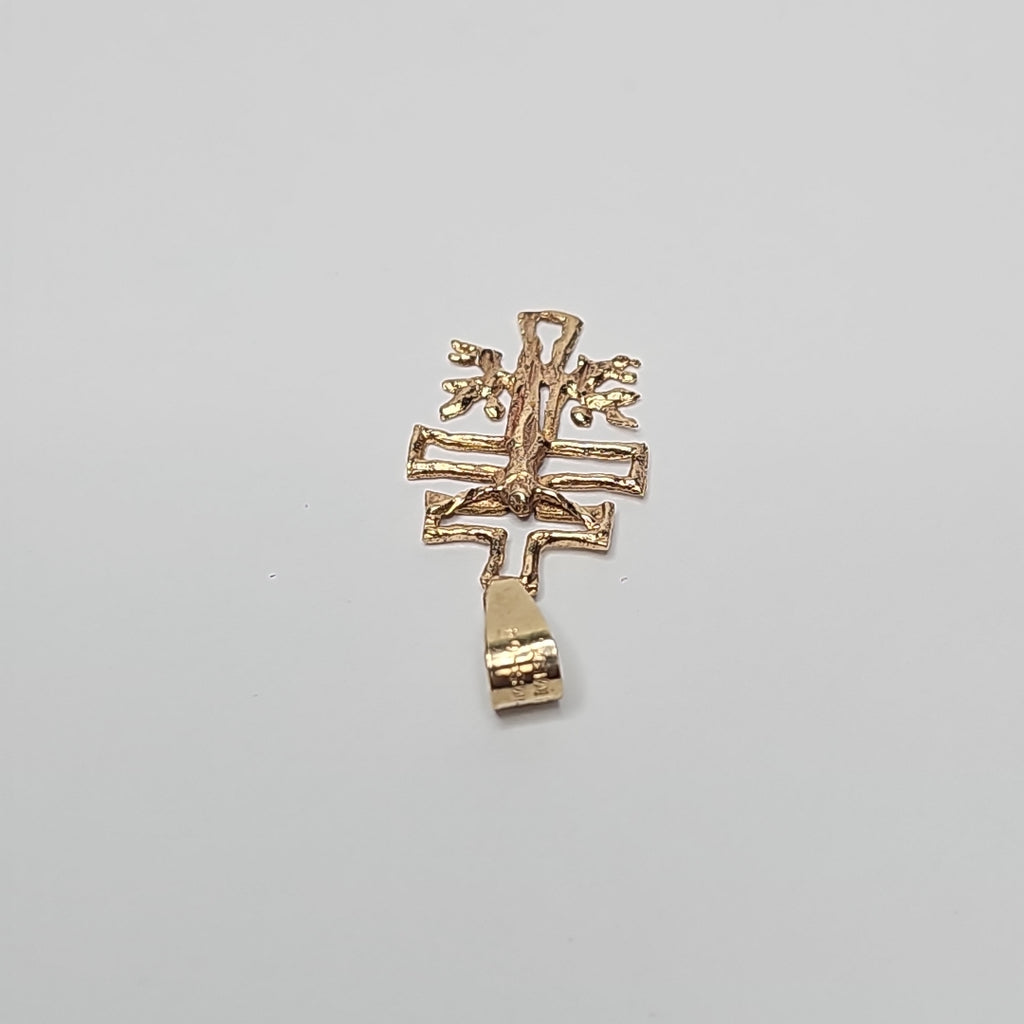 CRUZ DE CARAVACA ORO 14 K 1,30 GRMS (SEMINUEVO)