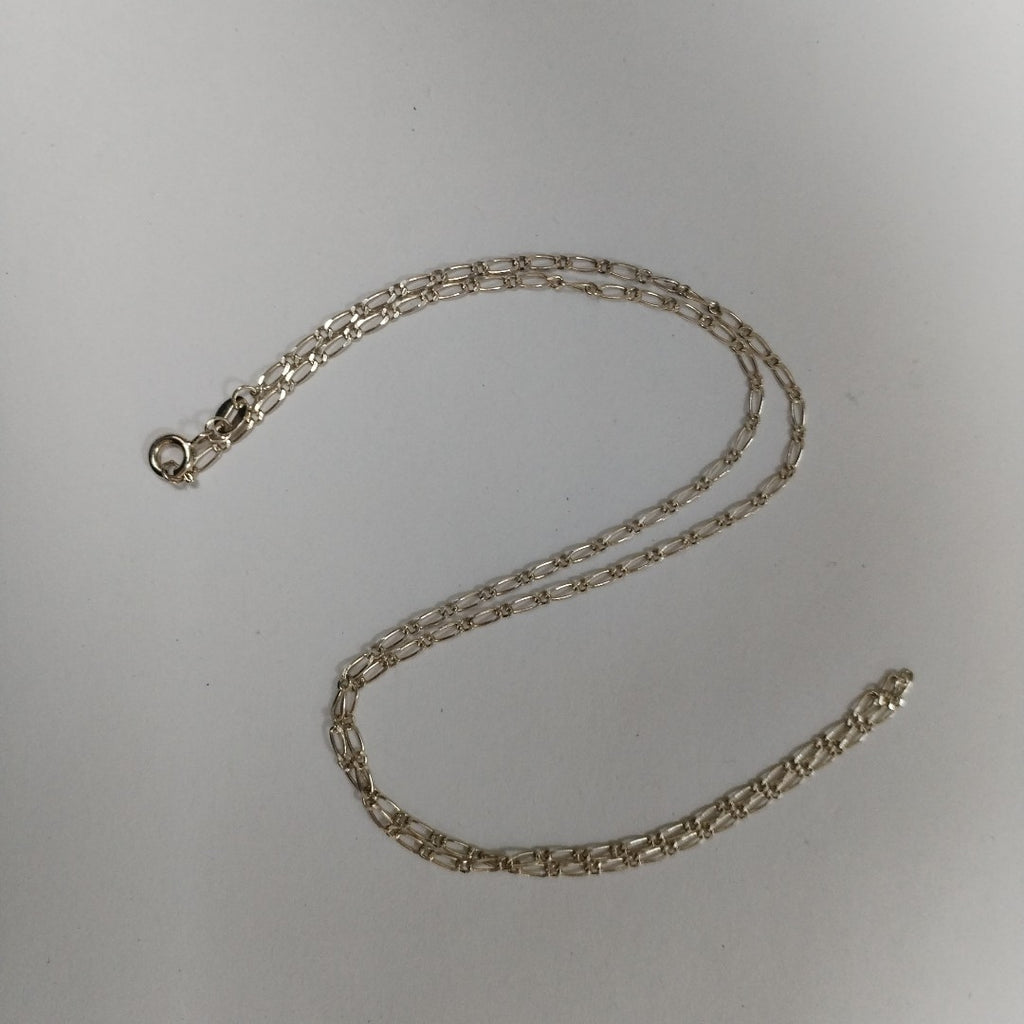 CADENA TEJIDO 1X1 PLATA .925 55 CM 3.2 GR (NUEVO)