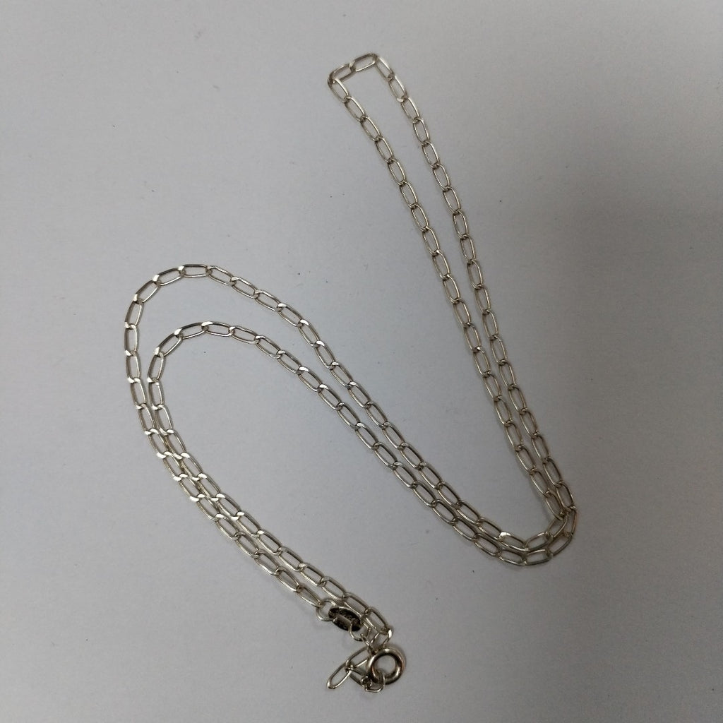 CADENA TEJIDO ESLABONES PLATA .925 50 CM 2.5 GR (NUEVO)