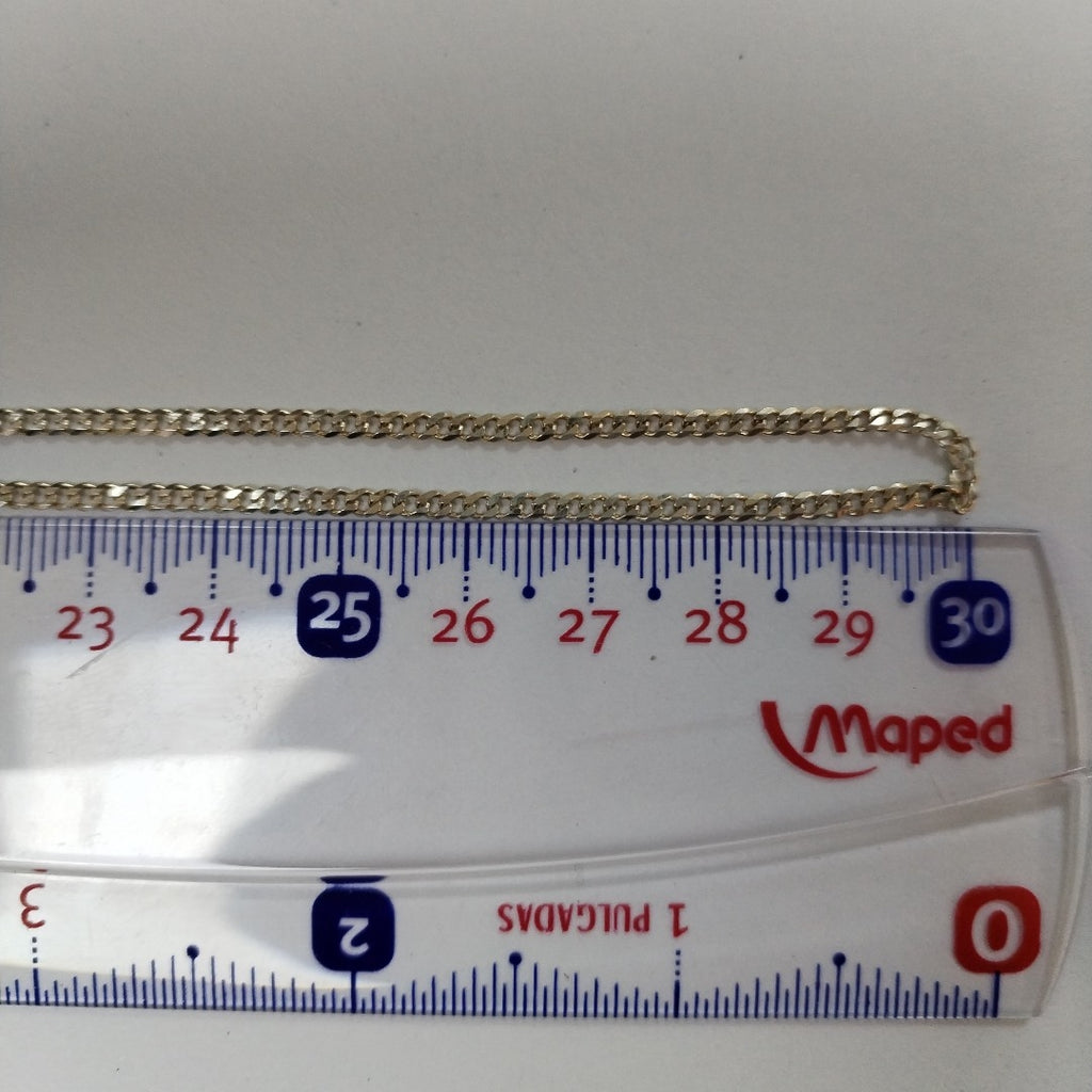 CADENA TEJIDO BARBADO PLATA .925 60 CM 5.6 GR (NUEVO)