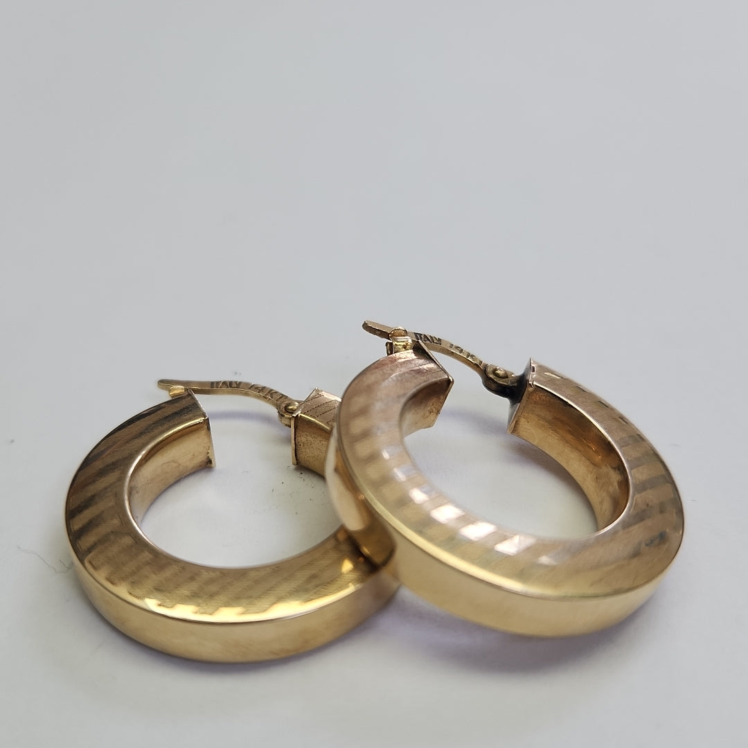 ARRACADAS PAR ORO 14 K 4.7 GRMS (SEMINUEVO)