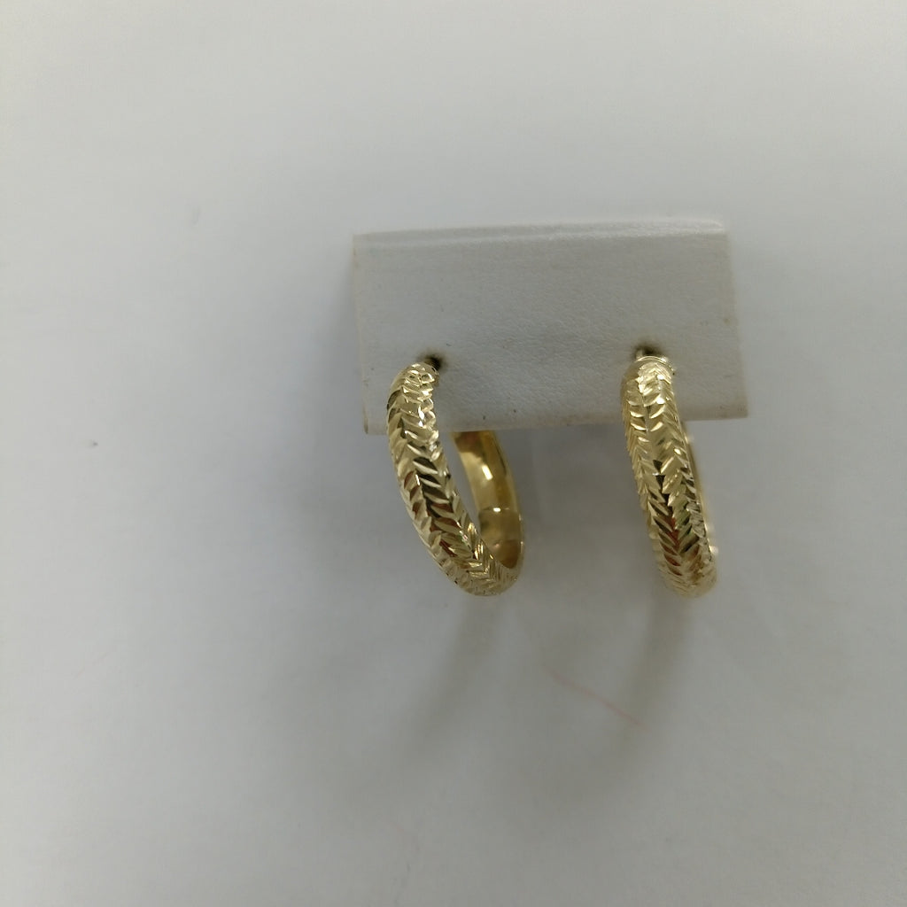 ARRACADAS PAR ORO 14 K 1.7 GRMS (SEMINUEVO)
