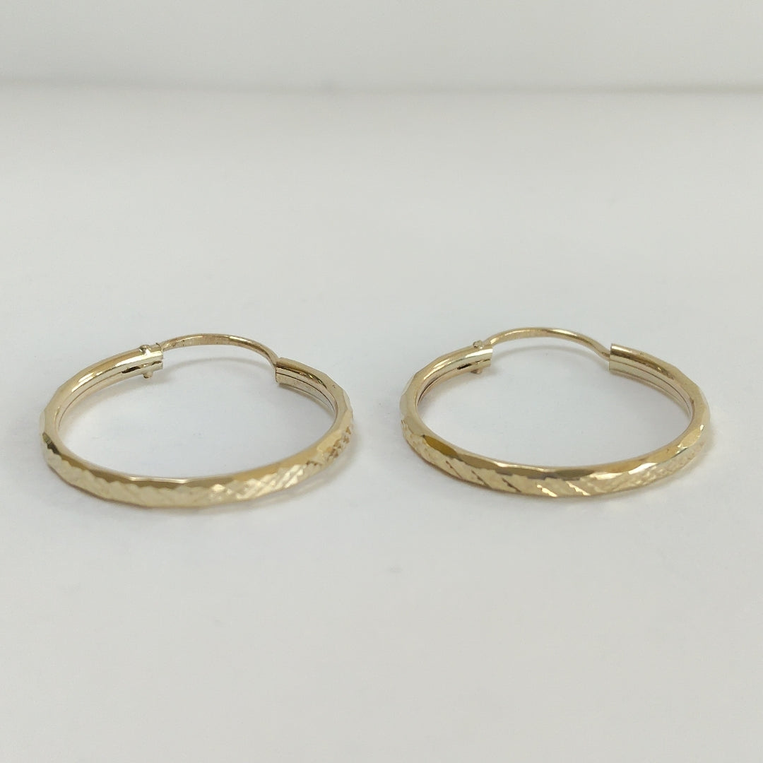 ARRACADAS PAR ORO 8 K 1.4 GRMS (SEMINUEVO)