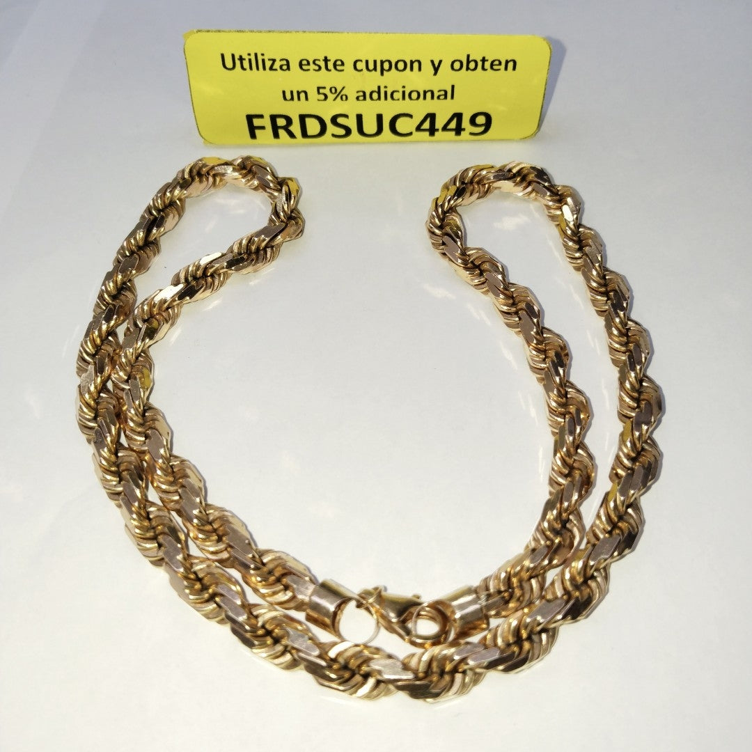 CADENA ORO 10 K 107.4 GRMS (SEMINUEVO)