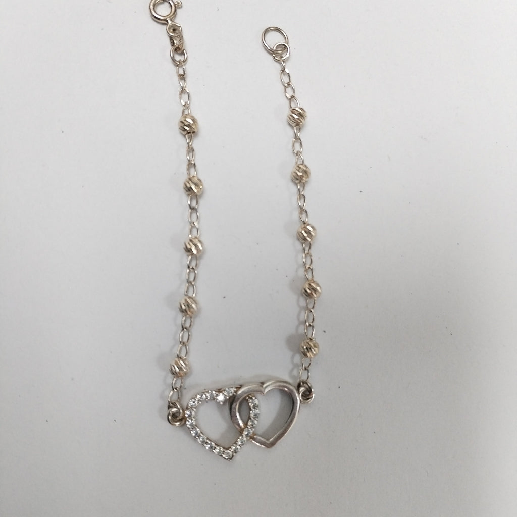 PULSERA TEJIDO TEJIDO ESPECIAL PLATA .925 18 CM 4 GR (NUEVO)