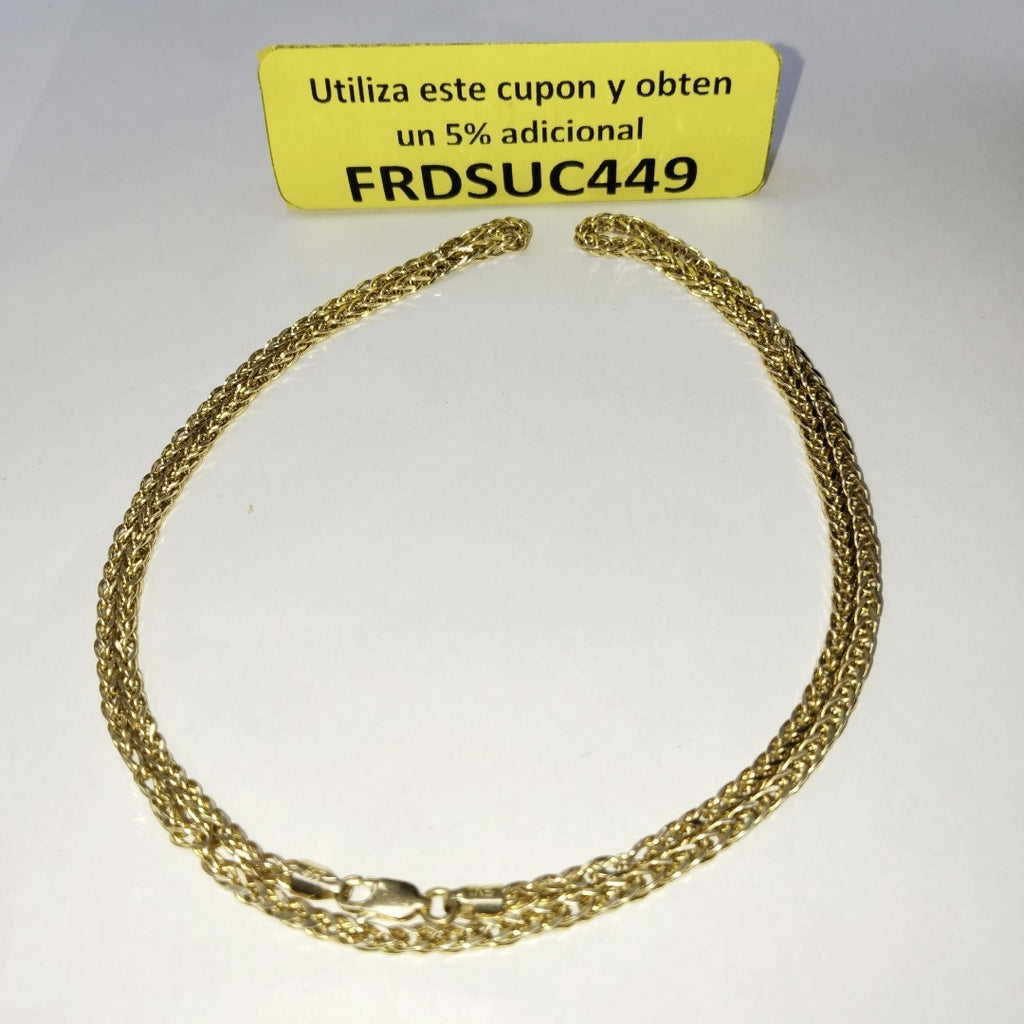 CADENA ORO 10 K 7.2 GRMS (SEMINUEVO)