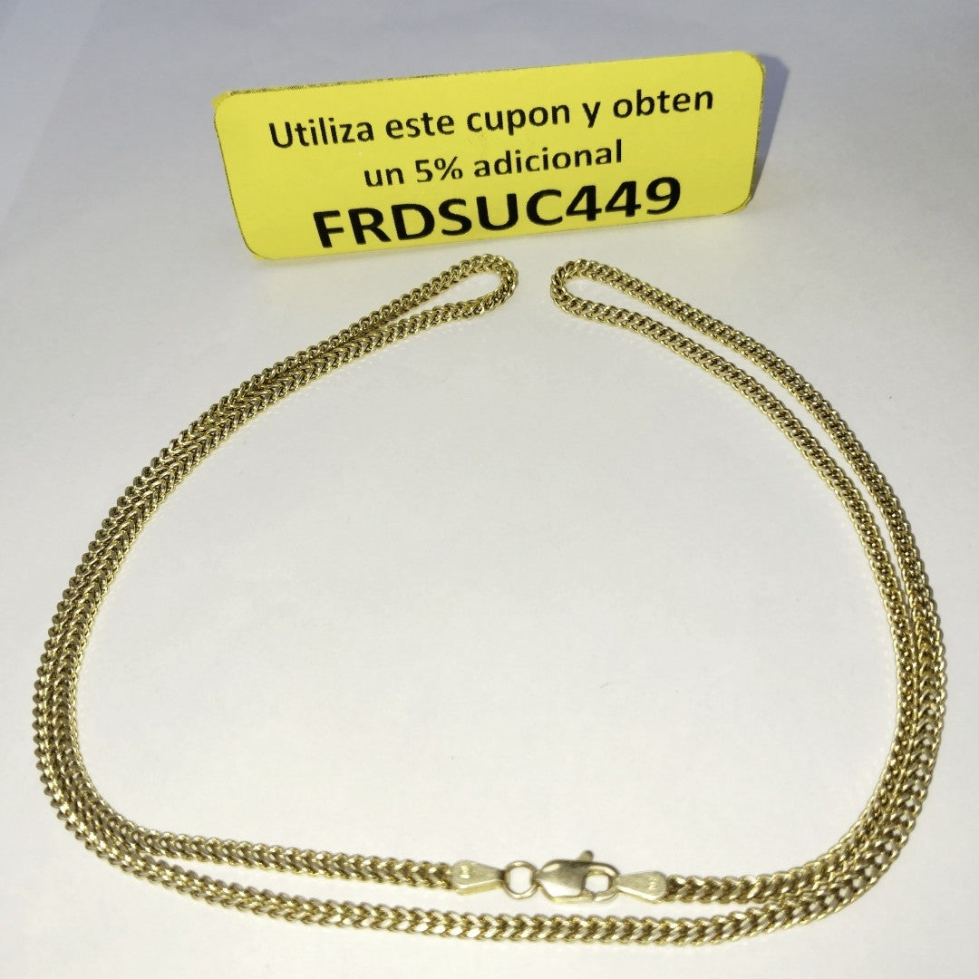 CADENA ORO 10 K 6.8 GRMS (SEMINUEVO)