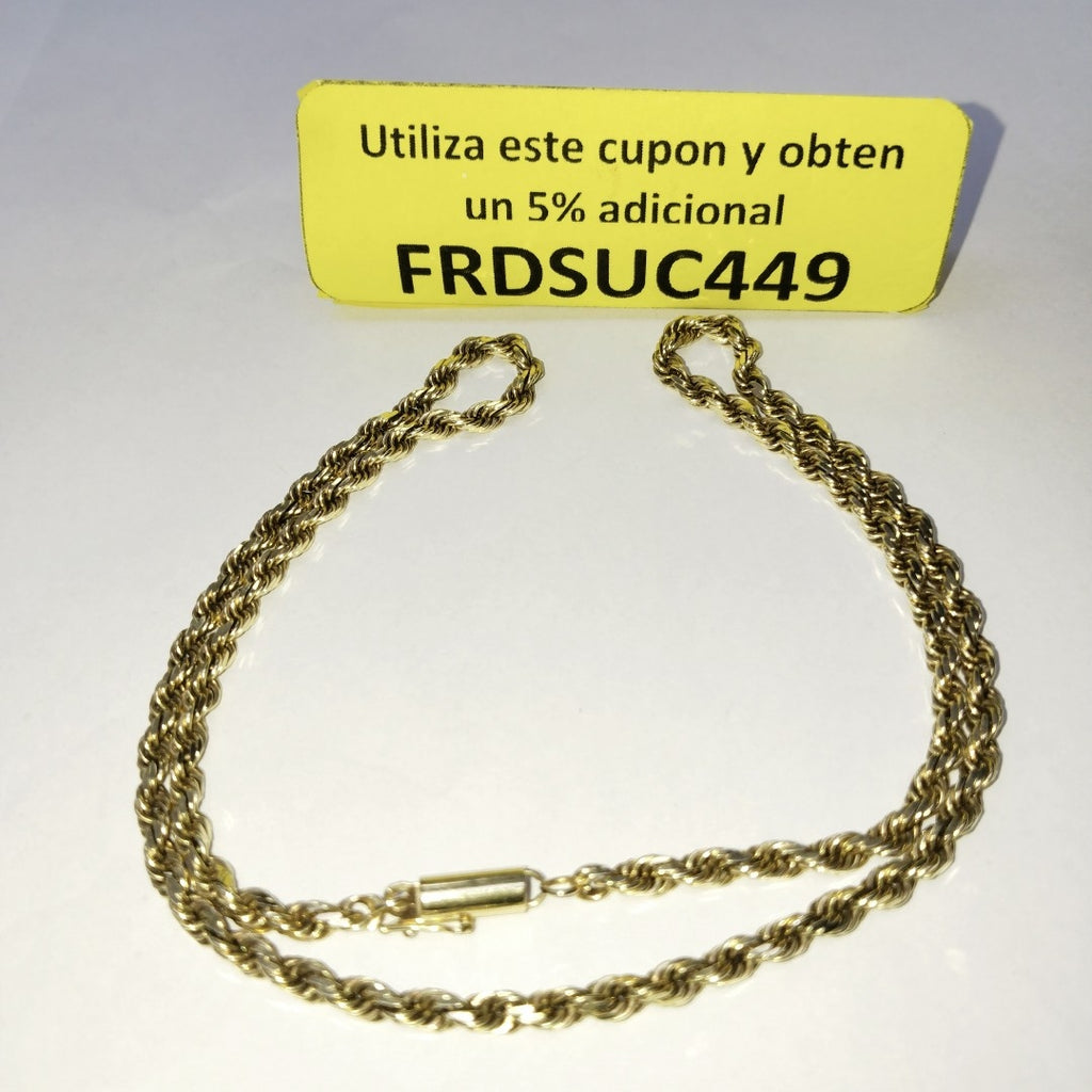 CADENA ORO 14 K 21.6 GRMS (SEMINUEVO)
