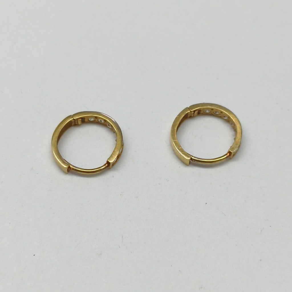 ARRACADAS PAR ORO 14 K 1 GRMS (SEMINUEVO)
