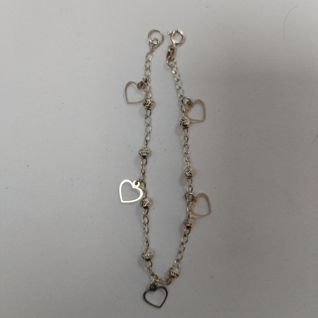 PULSERA TEJIDO ESPECIAL PLATA .925 18 CM 2.7 GR (NUEVO)
