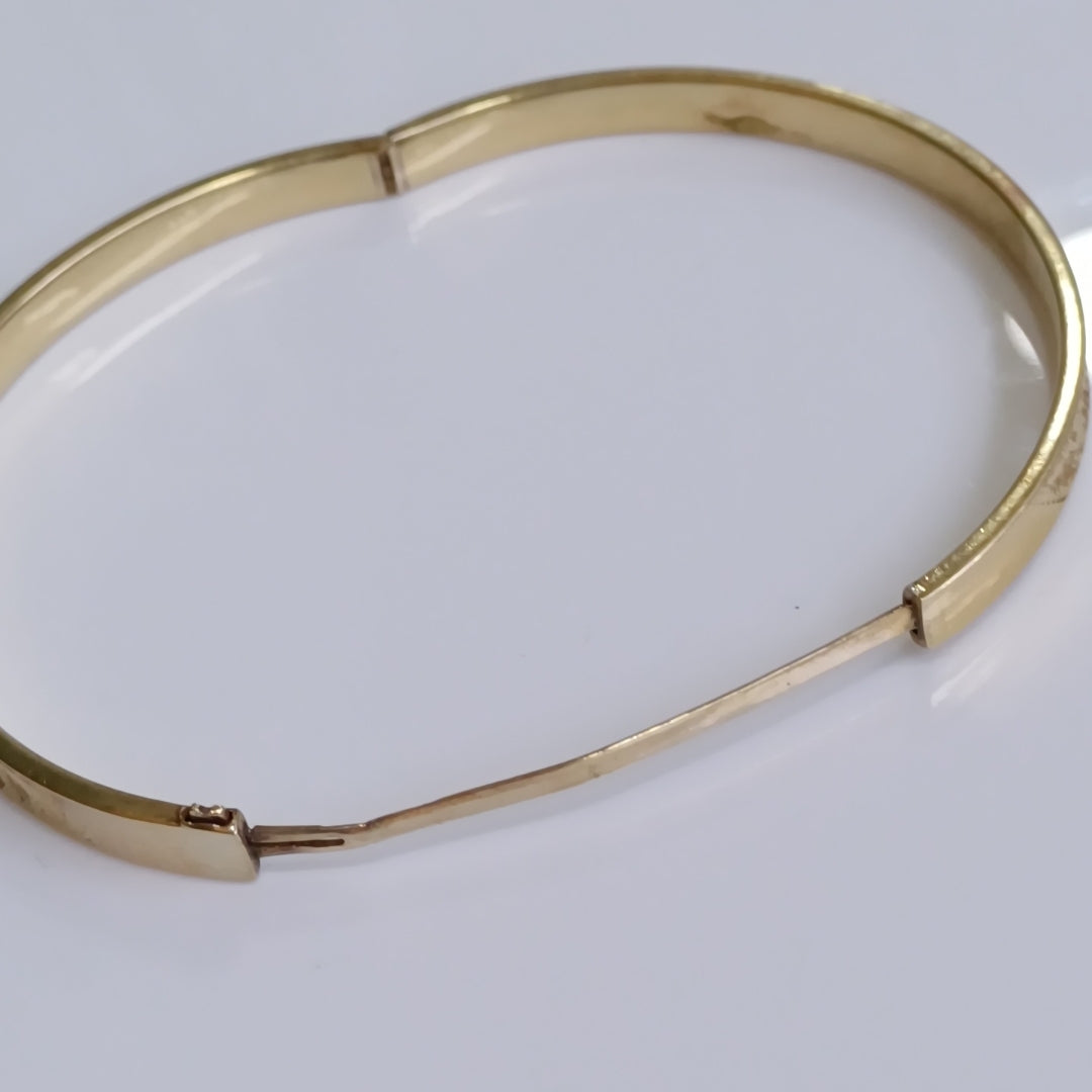 PULSERA RIGIDA ORO 14 K 5,80 GRMS (SEMINUEVO)
