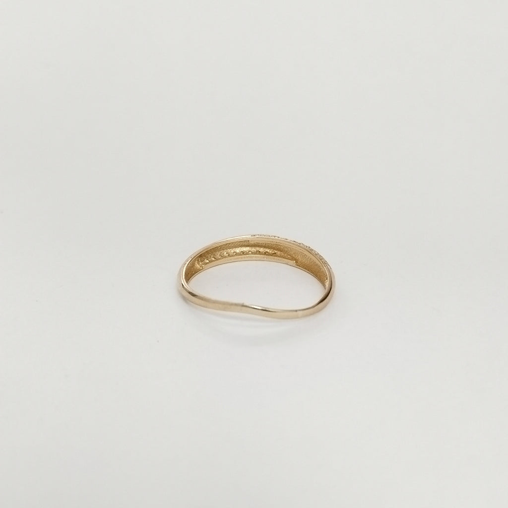 ANILLOS C/CIRCONIA ORO 10K TALLA 9 1.3 GR (NUEVO)