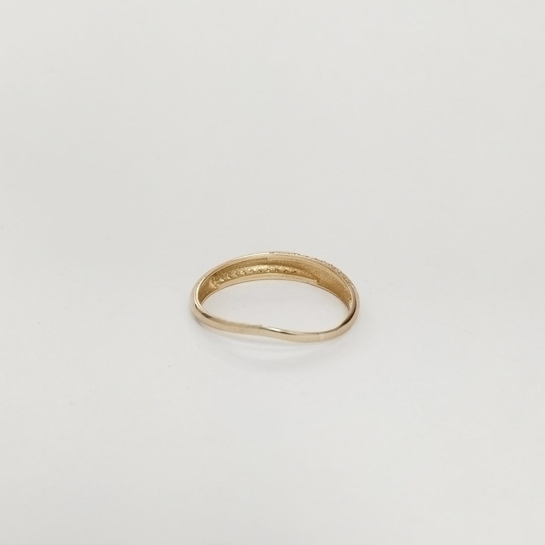 ANILLOS C/CIRCONIA ORO 10K TALLA 9 1.3 GR (NUEVO)