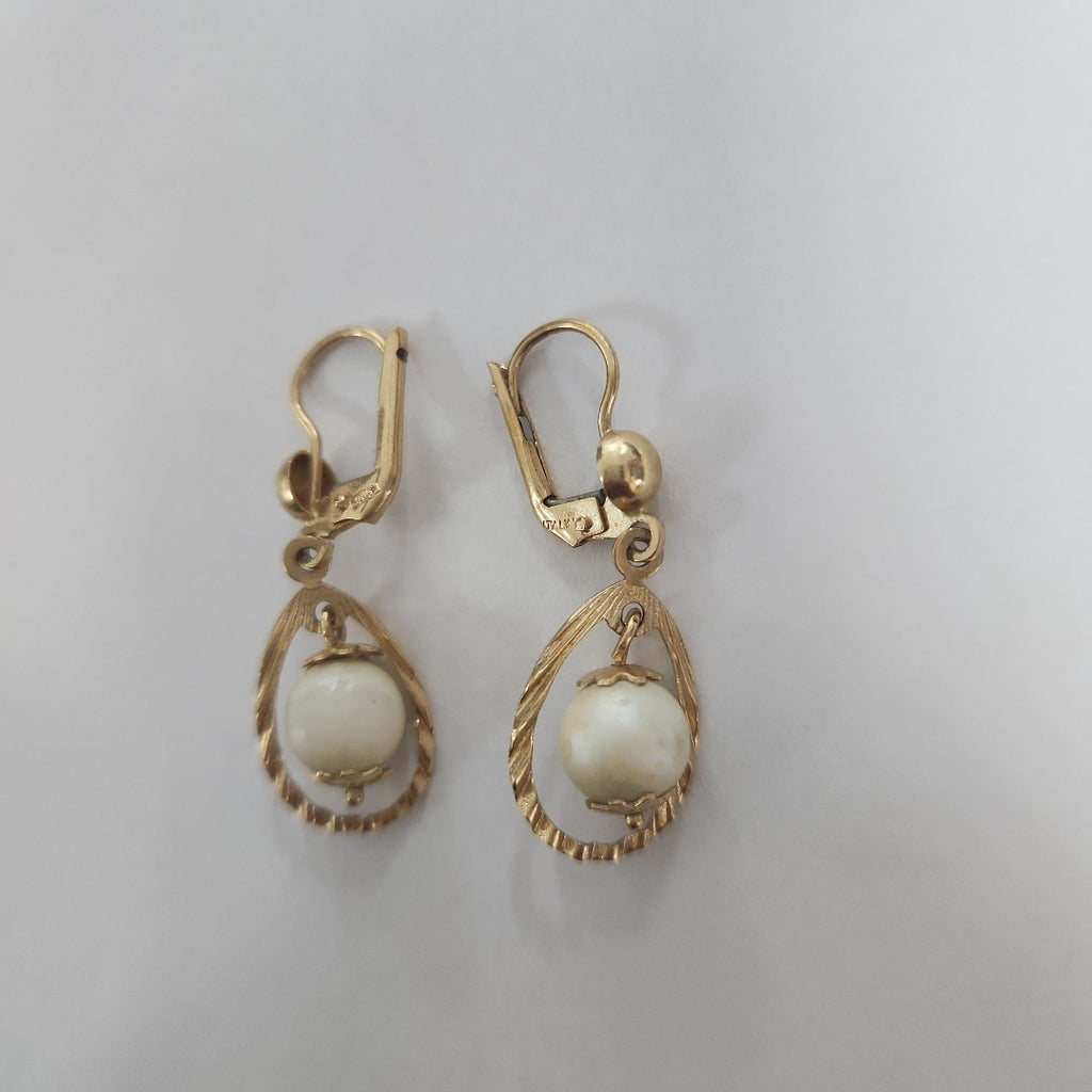 ARETES PAR ORO 14 K 4.1 GRMS (SEMINUEVO)